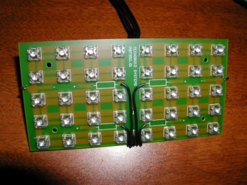 STOP/TAIL PCB with LEDs and connections soldered.